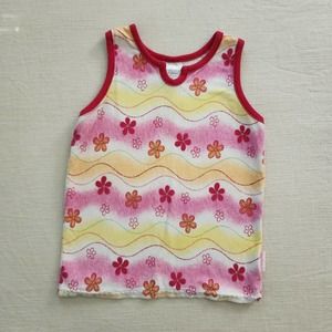 Vintage Healthtex Groovy Floral Tank Top 5t